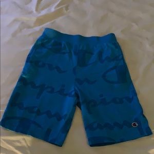 Blue champion shorts